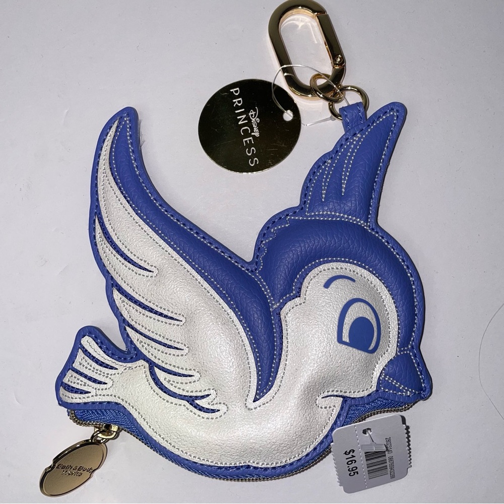 Bath And Body Works Disney Snow White Blue Bird Coin Purse/Backpack Charm